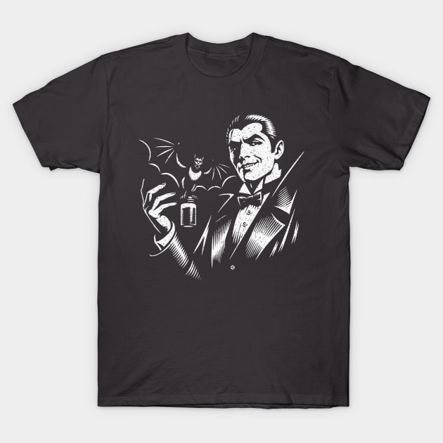 Vampire Bartender T-Shirt by JSnipe